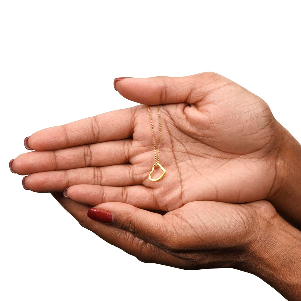 Emballage cadeau luxueux - Boîte élégante pour collier cœur en argent