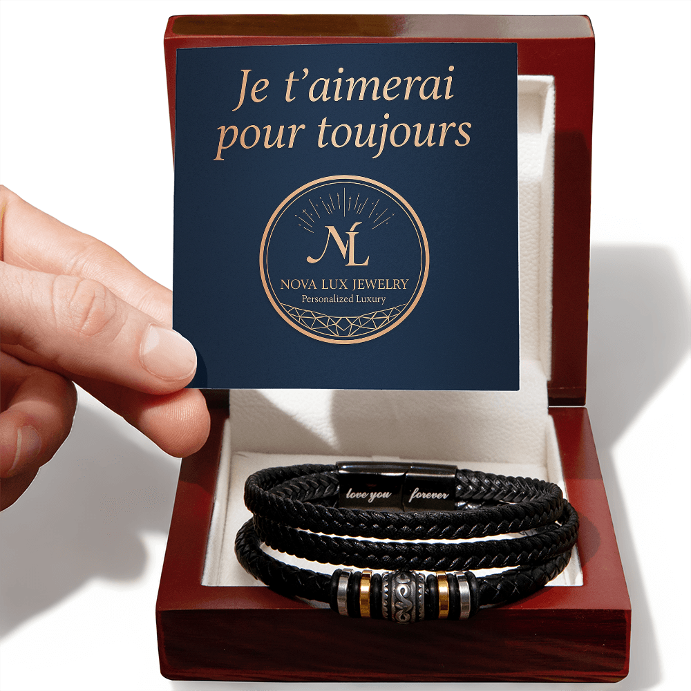 Emballage cadeau bracelet personnalisé - Prêt à offrir